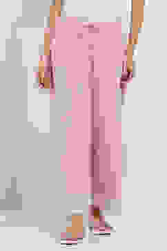 Lavender Solid Straight Palazzos image number 4