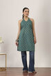 Blue Cotton Straight Kurtas image number 5