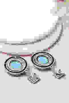 Turquoise Alloy Drop & Danglers image number 2