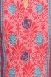 Red Asymmetric Cotton Kurta image number 4