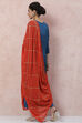 Teal Blue Viscose Straight Suit Set image number 4