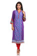 Purple Straight Cotton Kurta image number 0
