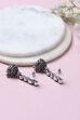 Red-White Alloy Jhumkas image number 2