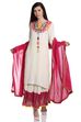 Ecru Rayon Straight Kurta image number 4