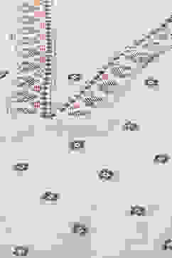 Off-White Geometric Printed Straight Indie Top image number 1