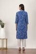 Blue Rayon Straight Kurtas image number 3
