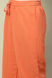 Coral Polyester Straight Suit Set image number 2