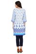 White Straight Cotton Kurta image number 3