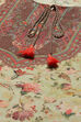 Brown Polyester Printed Straight Top image number 1