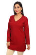 Turquoise Straight Cotton Kurta image number 2