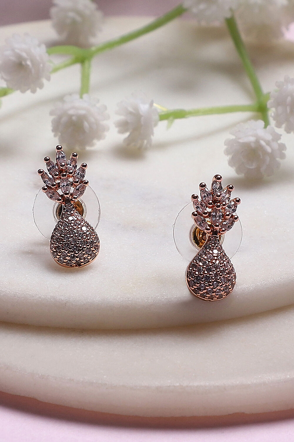 White Alloy Studs image number 0