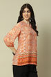 Green Polyester A-Line Printed Top image number 3