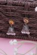 Off White Brass Jhumka image number 2
