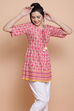 Pink Viscose Rayon Short Top image number 2
