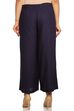Pink Viscose Rayon Culottes image number 1