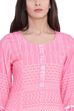 Pink Wool A-Line Kurta image number 1