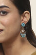 Blue Oxidize Alloy Danglers image number 1