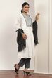 White Cotton A-Line Suit Sets image number 5