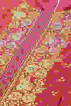 Pink Polyester Straight Printed Kurta image number 1