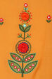 Yellow Straight Viscose Indie Top image number 6