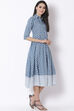 Indigo Cotton Kalidar Dress image number 3