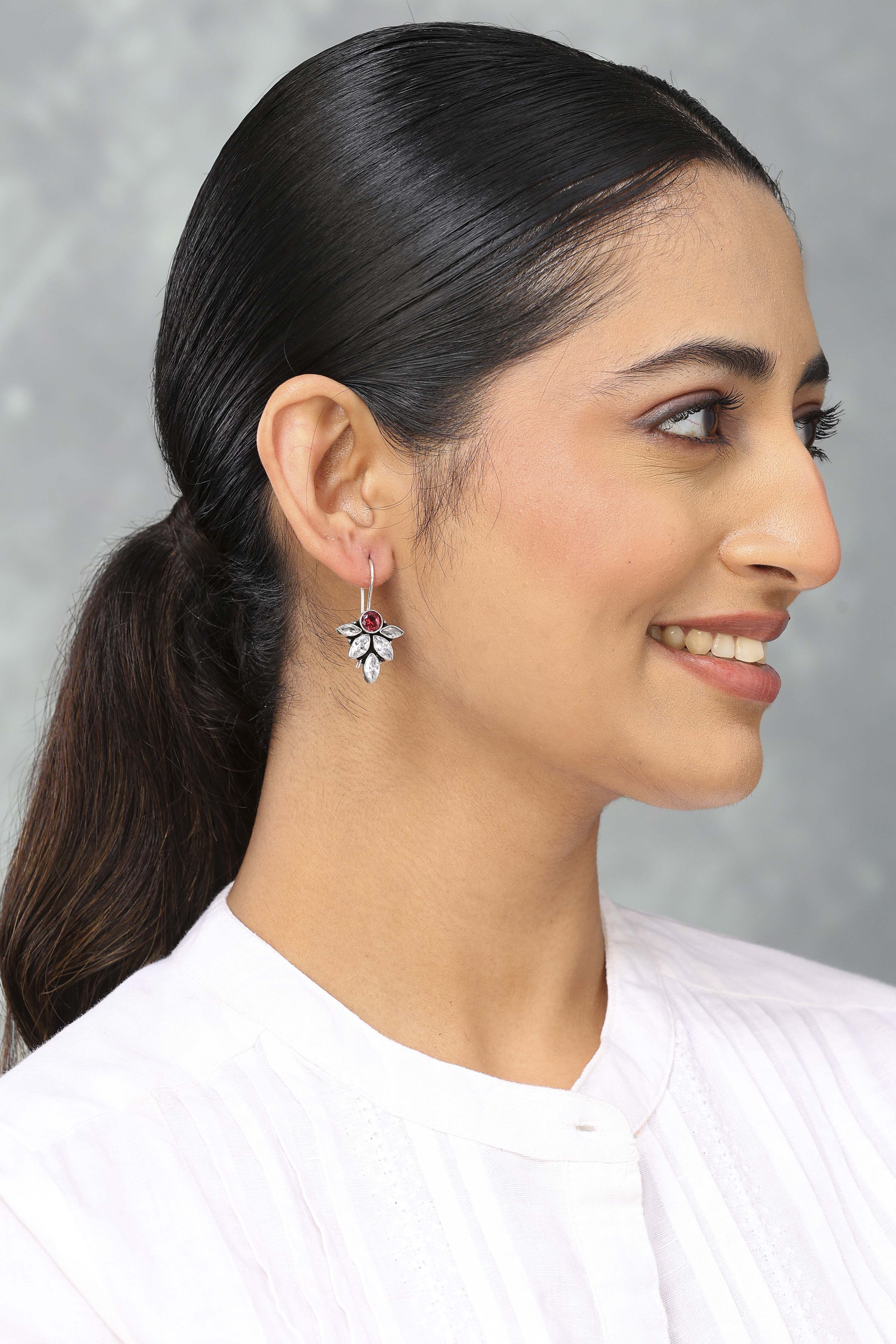 Off White Brass Drop & danglers image number 3