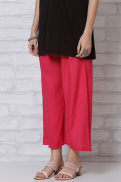 Pink Viscose Palazzo image number 2