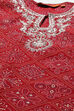 Blue Bandhani Print Straight Kurta & Salwar Suit Set image number 1