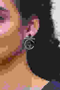 Pink Alloy Studs image number 1