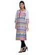 White Cotton Straight Kurta image number 2