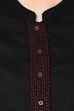 Rangriti Black Straight Viscose Kurta image number 5