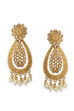 Gold Metal Brass Earring image number 0