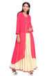 Pink Front Open Viscose Shurg image number 2