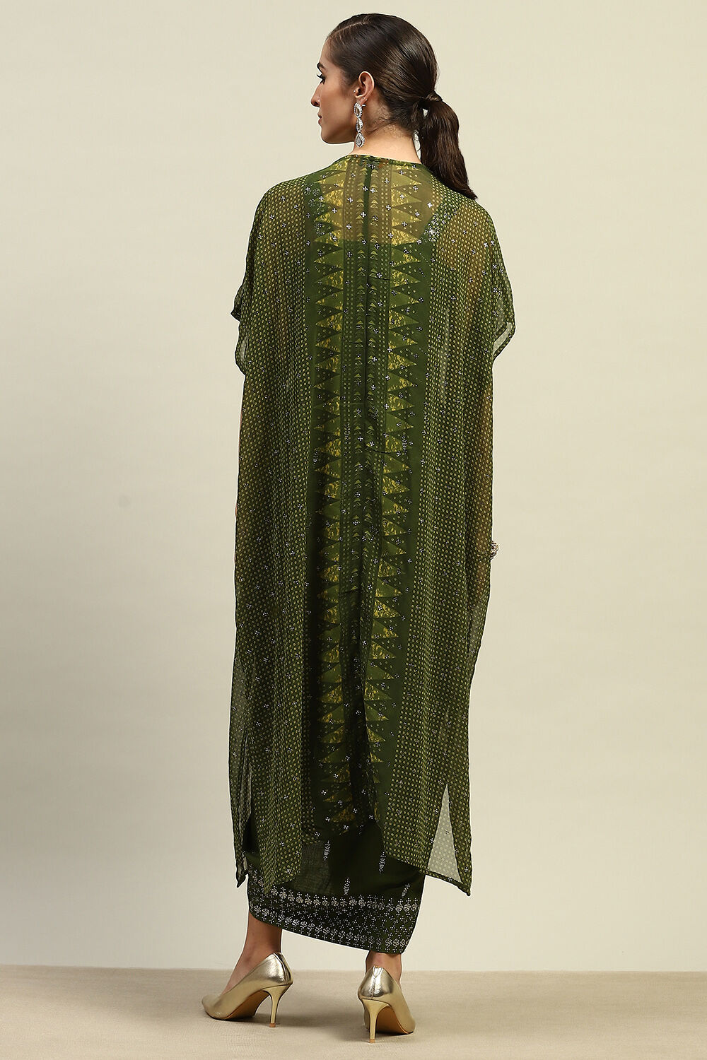 Green Printed Fusion Set image number 4