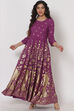 Purple Polysterkalidar Dress image number 2