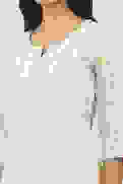 White Rayon Straight Kurtas image number 1