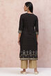 Red Cotton Flex Straight Kurta image number 4
