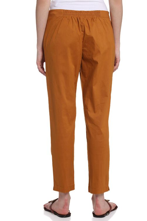 Light Pink Cotton Fusion Pants image number 4