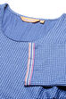 Indigo Cotton Flex Tired Dress image number 2