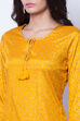 Mustard Shantoon Straight Kurta image number 1