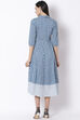 Indigo Cotton Kalidar Dress image number 4