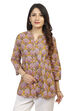 Mustard A Line Cotton Indie Top image number 3