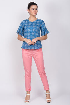 Blue Cotton Indie Top image number 4