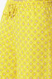 Yellow Viscose Printed Palazzo image number 1