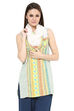 White Poly Georgette Scarf image number 0