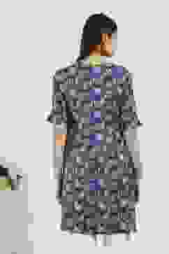 Blue Rayon Straight Kurtas image number 3