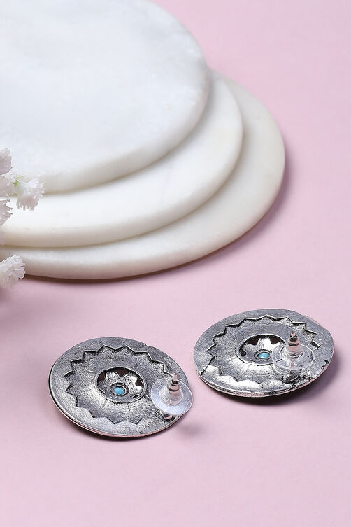 Turquoise Alloy Studs image number 2