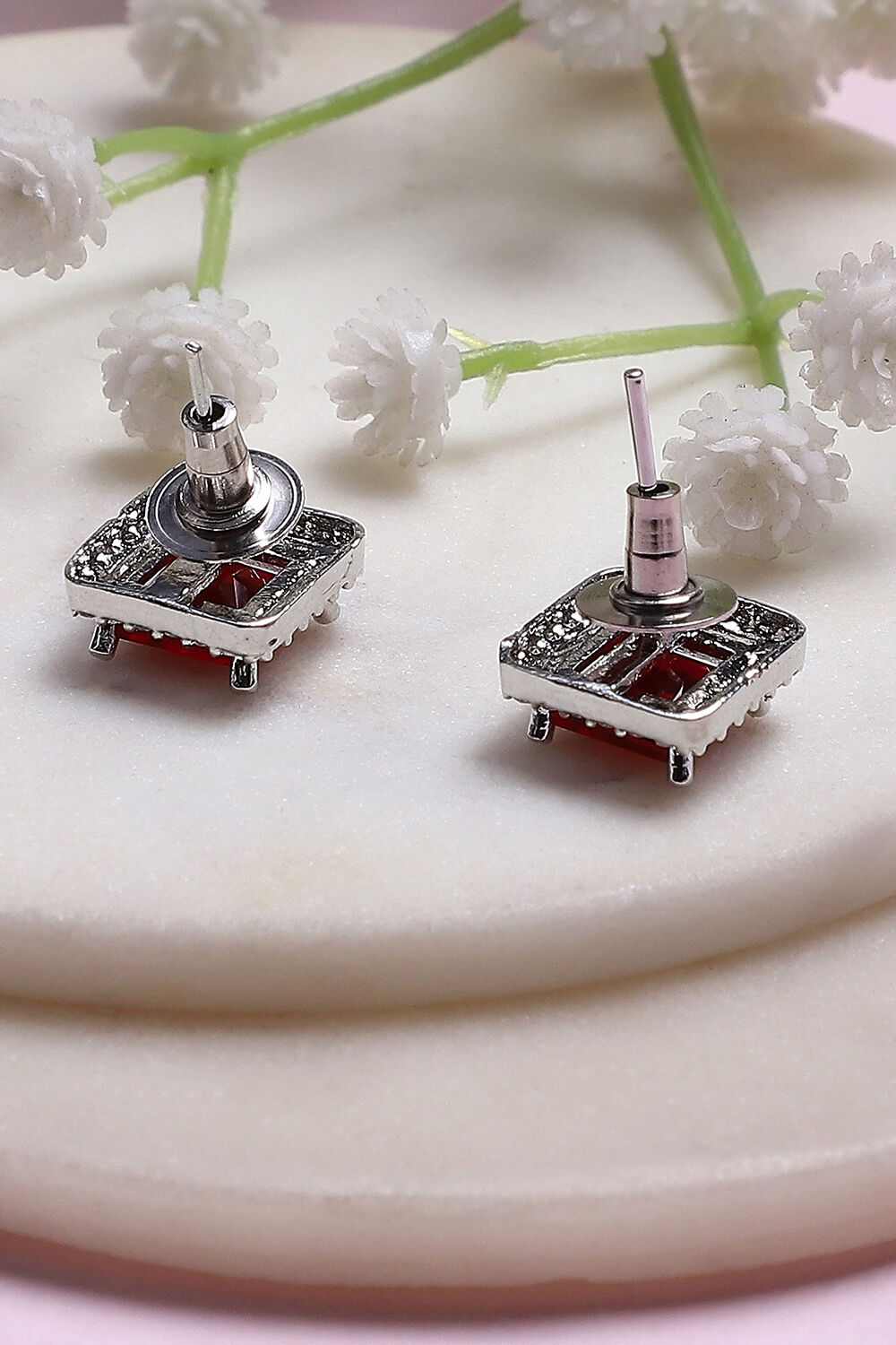 Red Alloy Studs image number 2