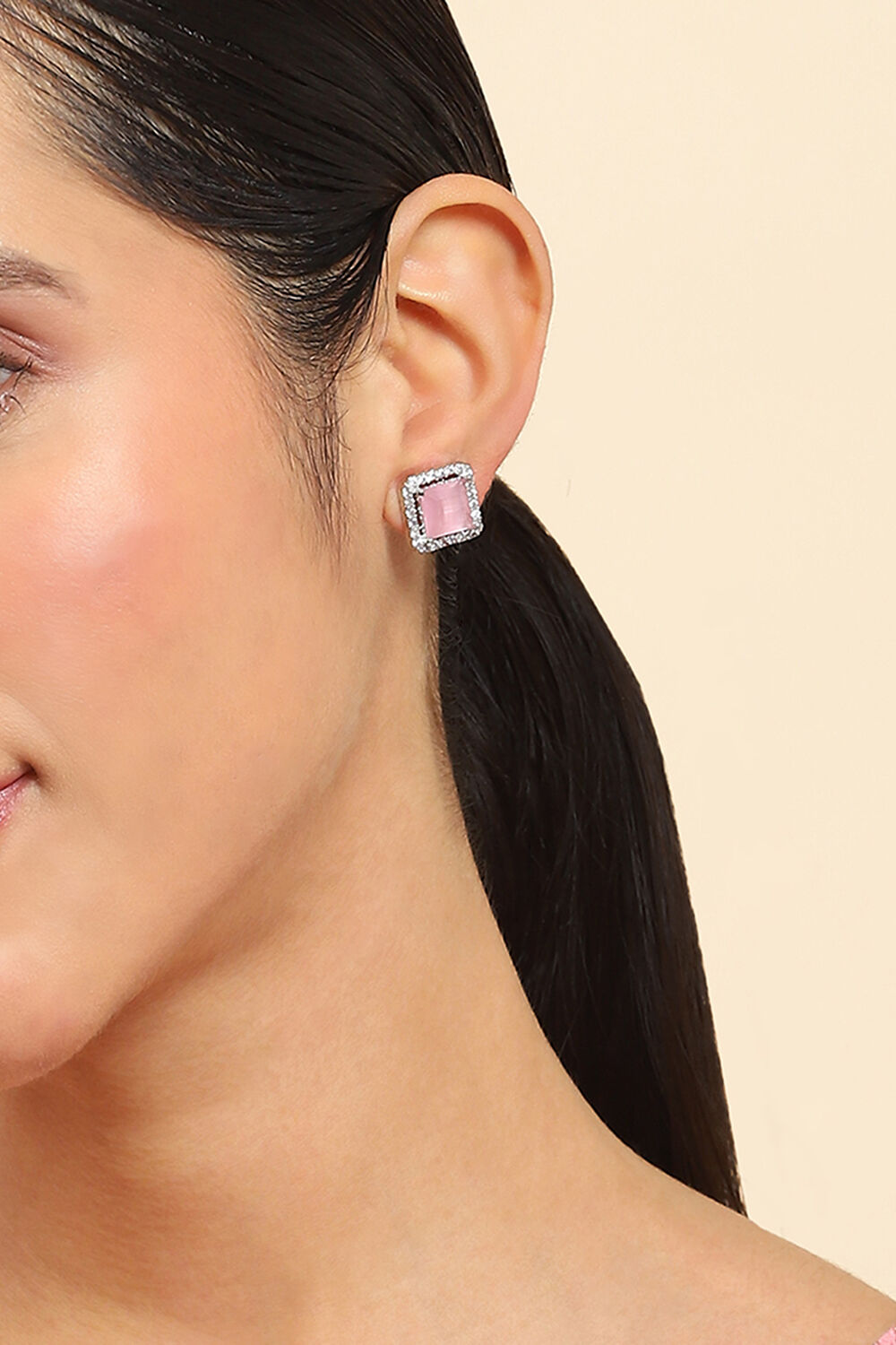Light Pink Alloy Studs image number 1