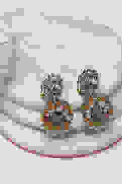 White Alloy Jhumka image number 0